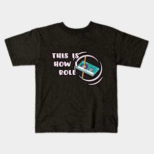 This is How I Roll Cassette tape funny Retro Kids T-Shirt